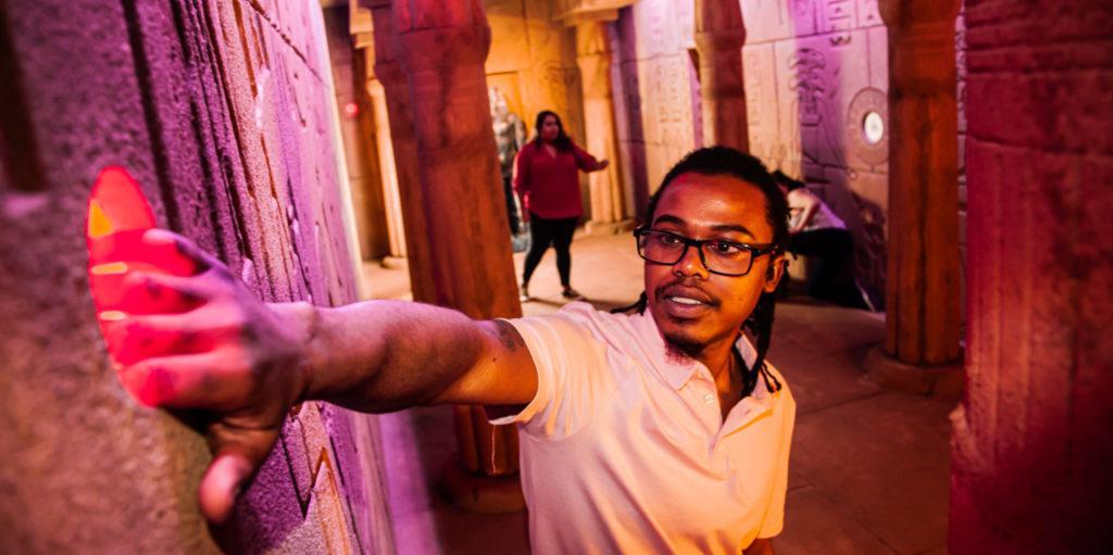 Adventure Goers in 5 Wits Tomb Immersive Experience